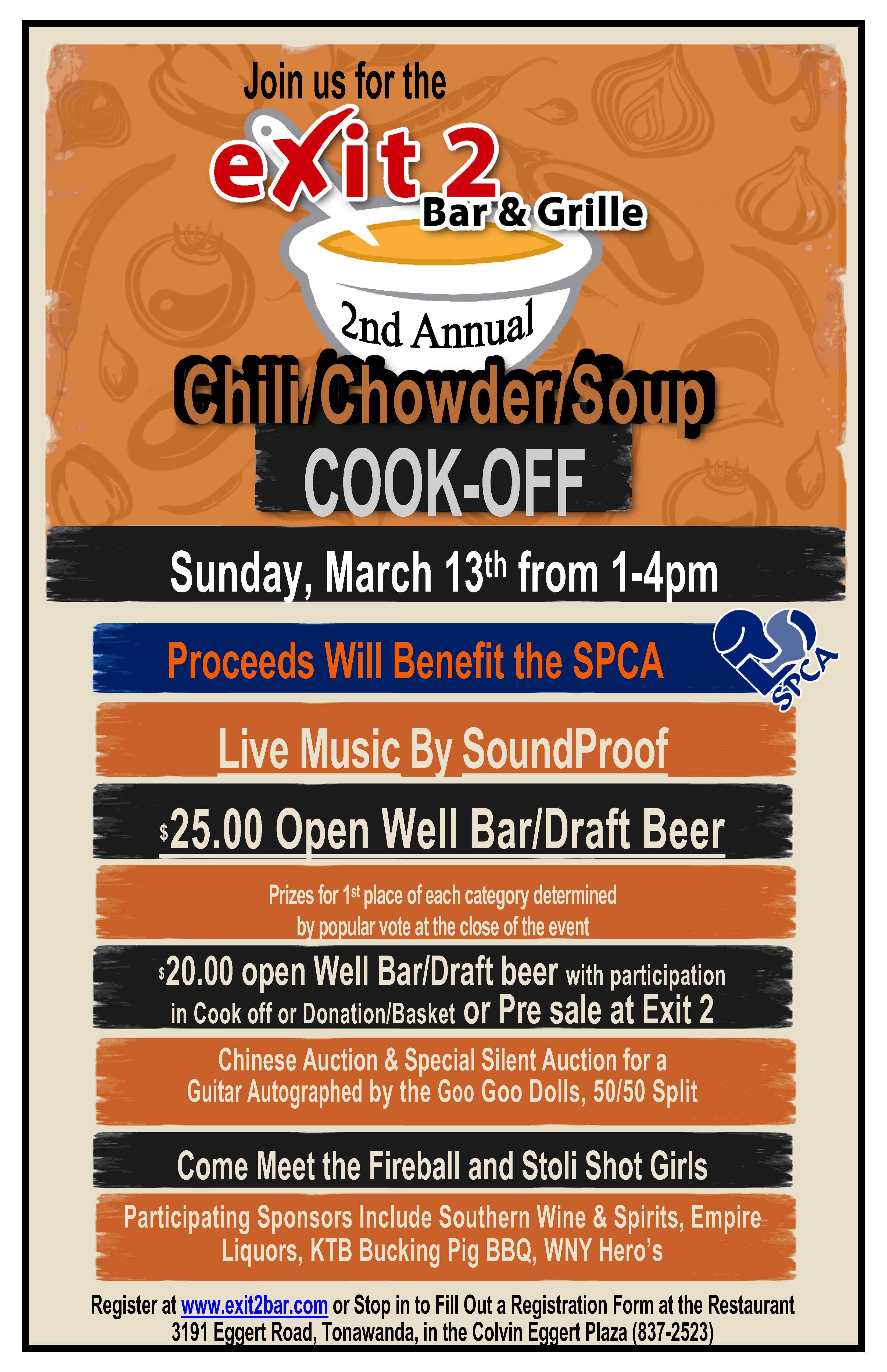 Exit 2 Bar & Grille plans SPCA benefit, Paint Night and more