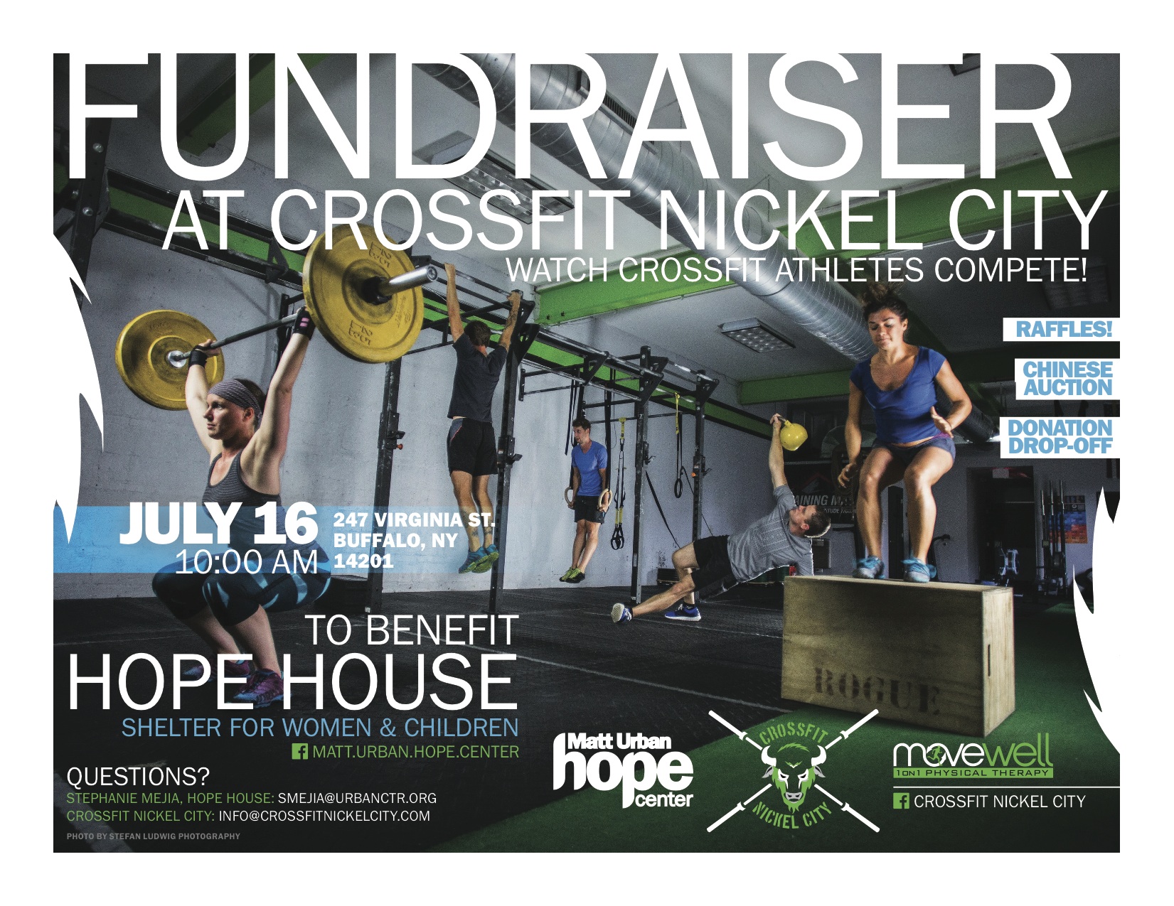 CrossFit event on July 16 to benefit HOPE House shelter for women and children