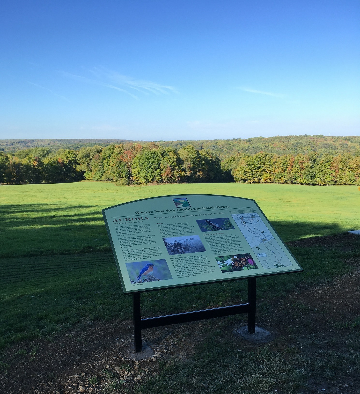 Improvements underway at the Mill Road Scenic Overlook