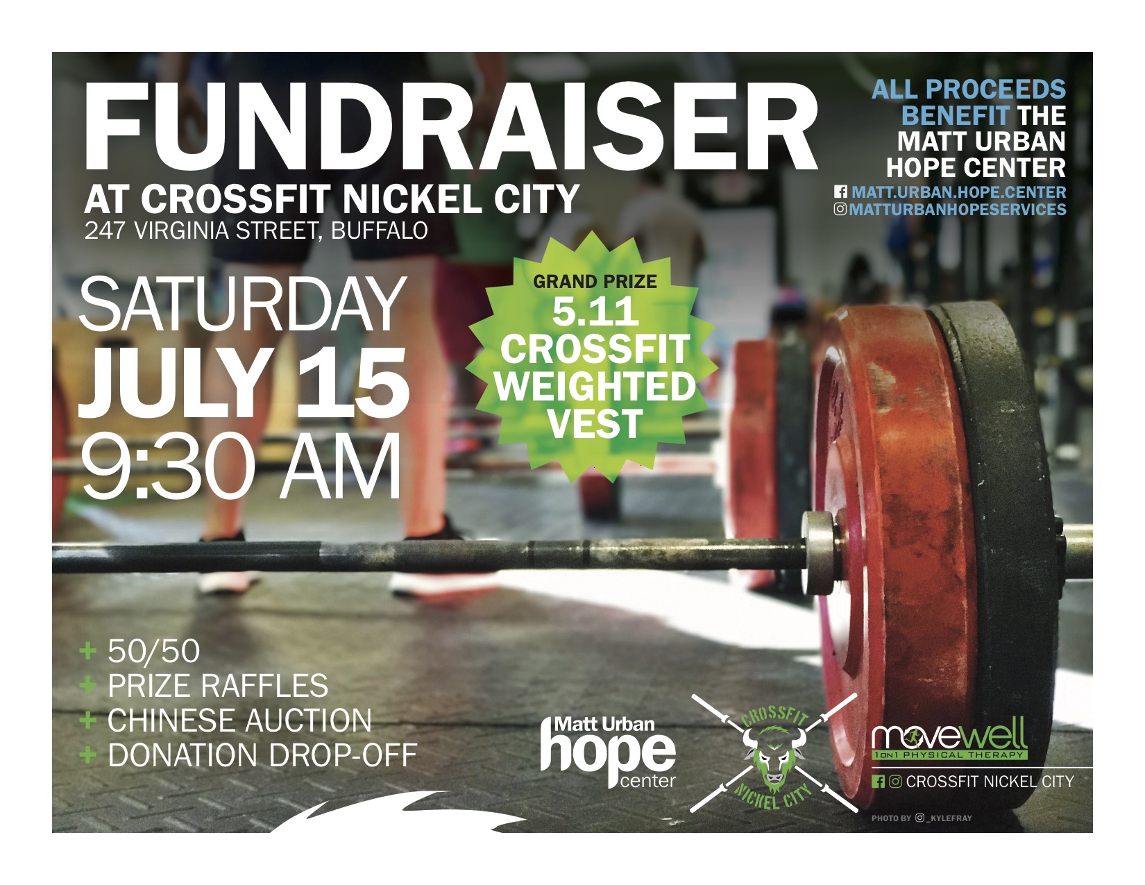 CrossFit event to benefit Matt Urban Hope Center