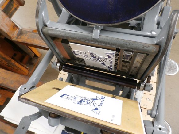 Produce your very own limited-edition Andre Reed print on a vintage printing press at the Collectors’ Expo