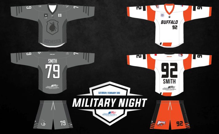 Knighthawks unveil military jersey designs for game against Buffalo Bandits