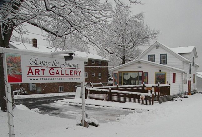Enjoy The Journey Art Gallery lists upcoming classes and events