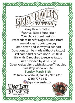 Unique tattoo fundraising event a huge success for Dog Ears Bookstore