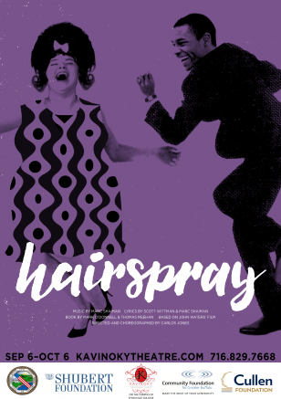 The Kavinoky Theatre celebrates its 40th anniversary season with the smash hit musical comedy Hairspray.