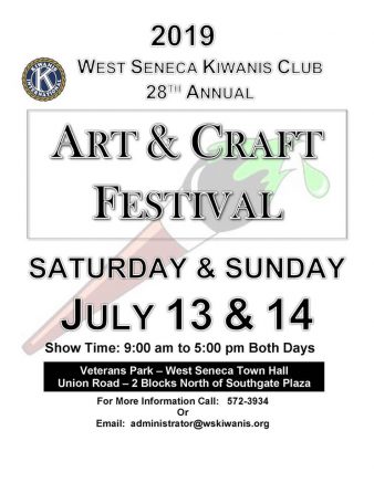 West Seneca Kiwanis to host annual Art & Craft Festival