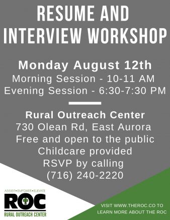 Rural Outreach Center to offer free resume and interview workshop