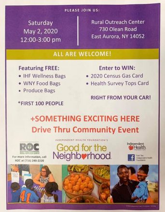 Rural Outreach Center plans drive-through community event this Saturday