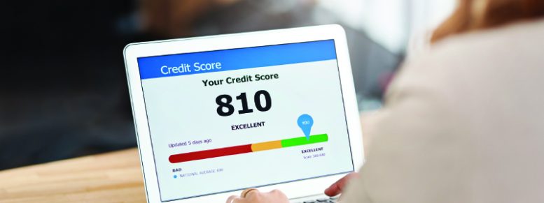 The most common credit score is expressed as a three-digit number ranging from 300 to 850.
