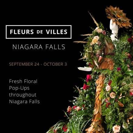 Fresh Floral Trail through Niagara Falls, Ontario, includes over 30 installations
