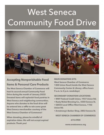 Chamber of Commerce to kick off second annual Community Food Drive with large donation to food pantry