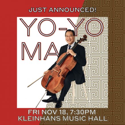 Yo-Yo Ma to perform at Kleinhans Music Hall