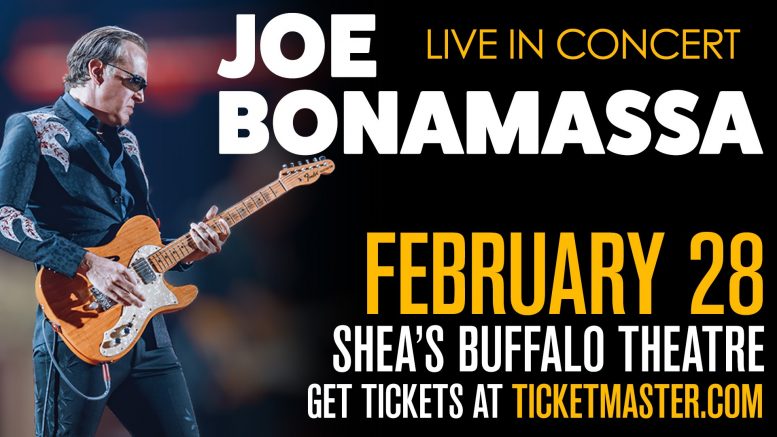 Blues-rock superstar Joe Bonamassa announces tour stop at Shea’s