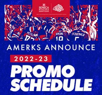 The Amerks will also wear seven specialty jerseys for the upcoming season.