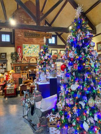 Find unique, handmade gifts for the holidays at the Roycroft Campus