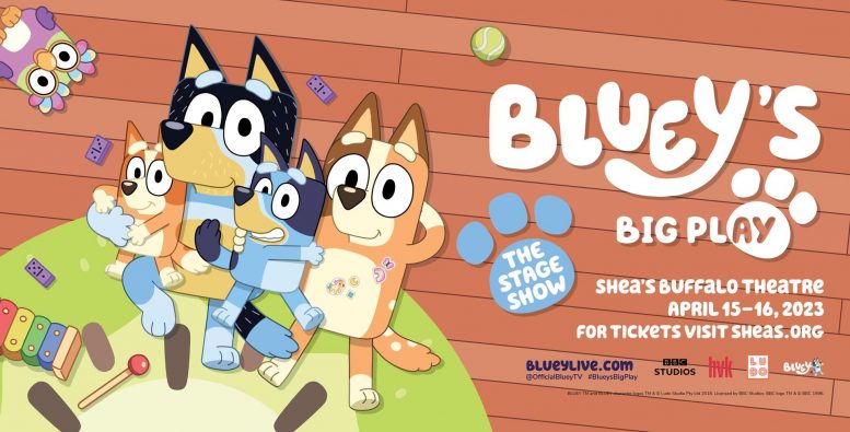 Bluey bringing first live stage show to Shea’s Buffalo Theatre