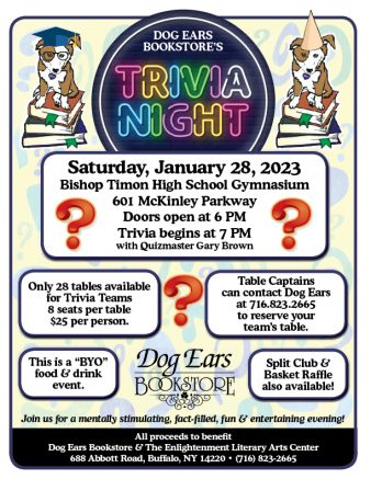 Trivia Night to benefit Dog Ears Bookstore