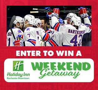 Fans can register for the contest online at www.amerks.com/HolidayInn.