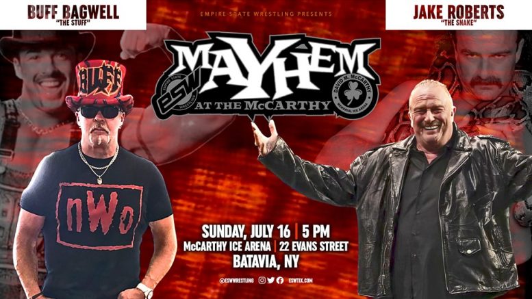 Jake ‘The Snake’ Roberts and Buff Bagwell to appear at ESW’s Batavia ...