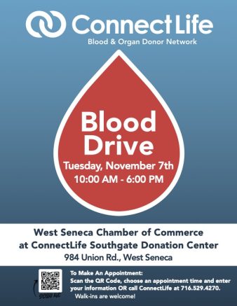 Chamber of Commerce to sponsor ConnectLife blood drive on November 7