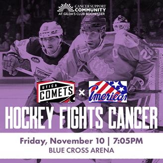 Amerks hosting Hockey Fights Cancer Night on November 10