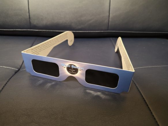 Anyone that drops off at least six nonperishable food items or personal care products at the Chamber office during December, or brings a donation of $20 or more, will receive a free pair of eclipse glasses (while supplies last) for the big eclipse event that’s coming in April 2024. The giveaway of the eclipse glasses ends Dec. 31.