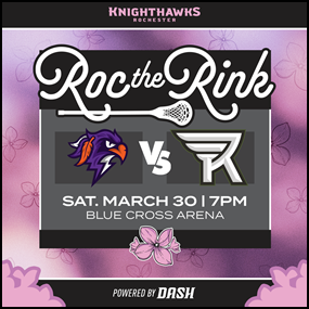 Join the Knighthawks for Roc the Rink Knight