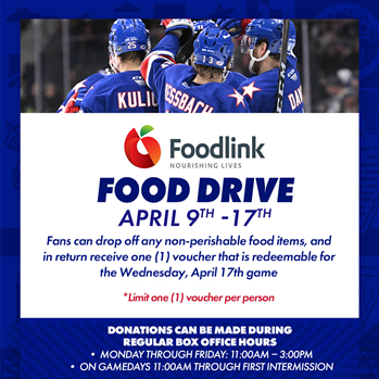 Amerks to partner with Foodlink for community food drive