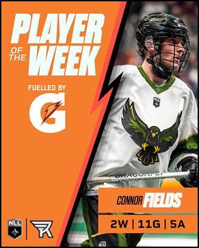 Connor Fields named NLL Player of the Week